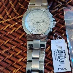 Michael Kors Unisex MK5312 Silver Stainless-Steel Quartz Chronograph Watch Michael Kors MK5312 Bel Aire Chronograph Silver Women main image 4
